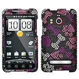 Puppy Lover With Full Rhinestones Hard Protector Case Cover For HTC Superso ....