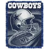 NFL Dallas Cowboys 48-Inch-by-60-Inch Jacquard Acrylic Throw