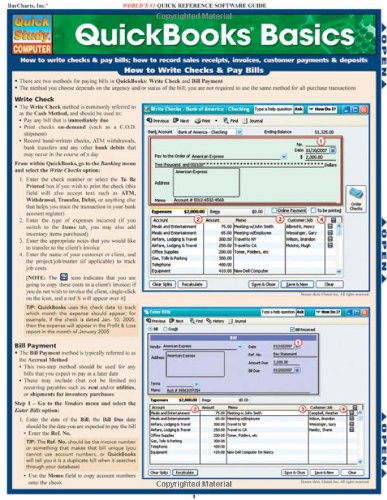 Quickbooks Basics (Quick Study Computer)