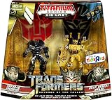 Transformers 2: Revenge of the Fallen Exclusive Titanium Series Die Cast Figure 2-Pack Offroad Ironhide and Deep Desert Brawl