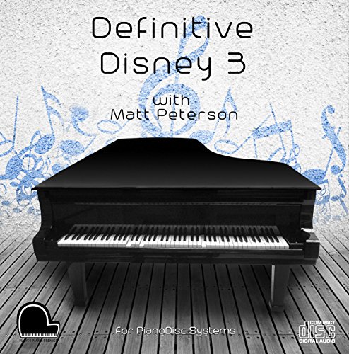 Definitive Disney 3 - PianoDisc Compatible Player Piano CD