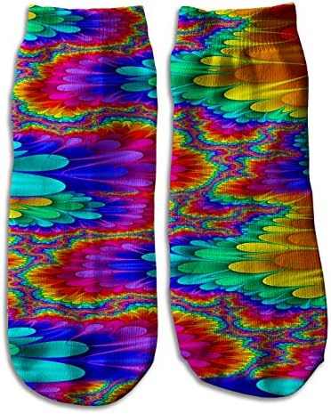 Custom Ankle Socks customized sport - trippy hippy