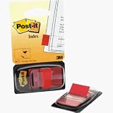 Kitchen & Housewares : 3M Post-It Indexes 50 per Pack 25mm Red Ref 680-1