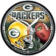 Green Bay Packers NFL Round Wall Clock