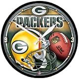 Green Bay Packers NFL Round Wall Clock