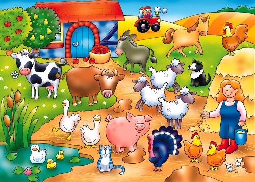 Childrens Toyshop  Toys : Orchard Toys Who's On The Farm? Puzzle