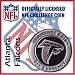 Atlanta Falcons NFL Football Helmet Challenge Coin Poker Card Guard with Air Tite Holder