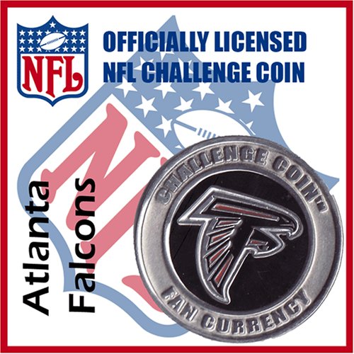 Atlanta Falcons NFL Football Helmet Challenge Coin Poker Card Guard with Air Tite Holder
