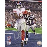 Steiner Sports NFL Plaxico Burress SB XLII Last Minute Touchdown Autographed 8-by-10-Inch Photograph