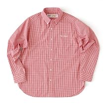 【FAT SPORT】ブロードB.Dシャツ 「RACEDAY」　レッドチェック