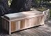 Cedar Creek Large Cushioned Cedar Wood Bench - 2054