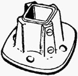 1-1/4BLK FLR PostFlange