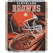 Cleveland Browns NFL Triple Woven Jacquard Throw (Spiral Series) (48x60")"