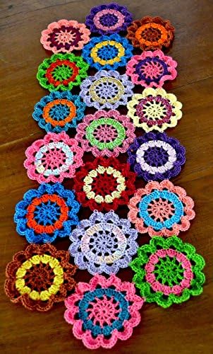 Make your ordinary dining look fancy! Handmade Crochet Table runner Doily 29 inches by 11 inches.