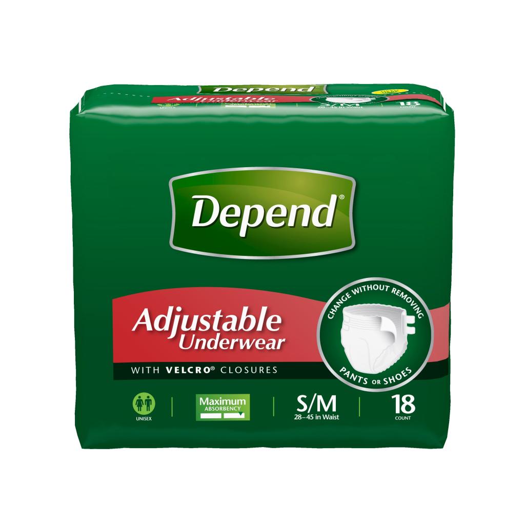 Depend Adjustable Incontinence Underwear, Maximum