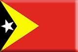 3 x 5 FT - EAST TIMOR FLAG - INDOOR-PARADE - GOLD FRINGE