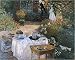 Claude Monet - Das Mittagessen Poster Kunstdruck (30 x 24cm)