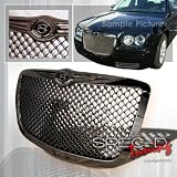 05-07 Chrysler 300 ABS Gun Metal / Black Chrome Mesh Bentley Grille