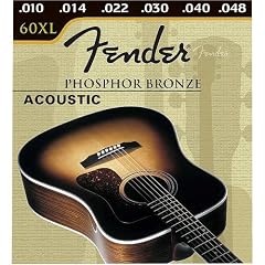 Fender Phosphor Bronze Acoustic Guitar Strings60XL 10-48
