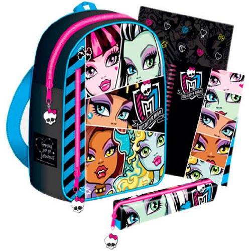 Imagen principal de Monster High Set Mochila+Carpeta+Libreta