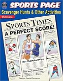 Sports Page Scavenger Hunts