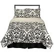 Black/White Zeus Comforter Set - King