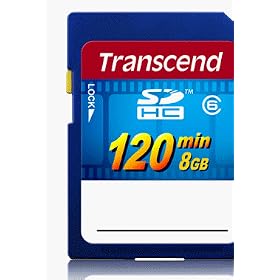 Transcend TS8GSDHC6V 8 GB SDHC HD Video Card