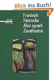 Also sprach Zarathustra. Ein Buch f�r Alle und Keinen