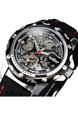 Luxury Sport Watches For Men Skeleton Wrist Watches Automatic Winding Mechanical Movement