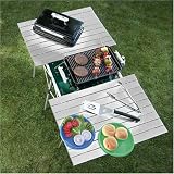 The OASIS BBQ Roll-Up Top Table-High Quality Product-3 Years Warranty