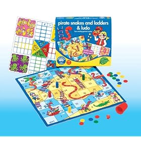 Orchard Toys Pirate Snakes And Ladders & Ludo