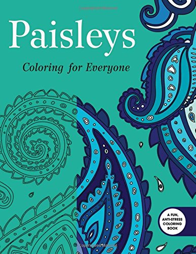 paisleys coloring for everyone creative stress relieving adult coloring book series