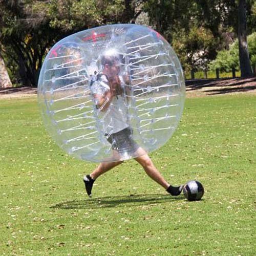 HolleywebTM Bubble Soccer Ball Suit Dia 5' (1.5m) Inflatable Body Zorbing Bumper Ball