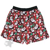 Retro Santa Christmas Boxer Shorts for Men