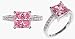 Jewelry : Trista's Princess Cut CZ Promise Ring- Pink