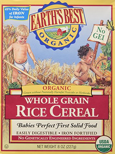 Earths Best Organic Infant Rice Cereal 8 Ounce