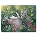 A Lazy Day Cats 15 x 11.5-inch Tempered Glass Cutting Board