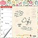Orange Circle Studio 2016 Weekly Desk Calendar Pad, Secret Garden