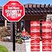 GE Security Yard Sign with Stake and Window Stickers