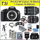 Canon EOS Rebel T3i 18 MP CMOS Digital SLR Camera with EF-S 18-55mm f/3.5-5 ....