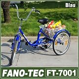FANO-TEC Neu Dreirad Für Erwachsene 24