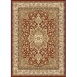 Traditional Area Rug 8'x11' Red