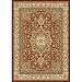 Traditional Area Rug 8'x11' Red