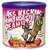 Ass Kickin' Honey Roasted Peanuts - Loaded with honey & habanero pepper. These new Ass Kickin nuts are irresistable and addicting.