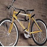 Wall Mounted Fixed Double Bike Rack, 30KG for 2 Bikes also Suitable for Ladders, Ladder , Garden Tools etc.