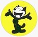 Search : Felix The Cat - Body Shot (In Yellow) - 1 1/2" Button