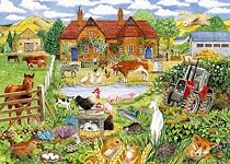 Gibsons Puzzle - Alphabet Farm - 500 Piece Jigsaw
