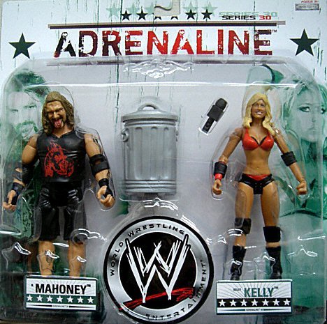 Childrens Toyshop  Toys : WWE ECW JAKKS ADRENALINE 30 KELLY KELLY AND BALLS MAHONEY