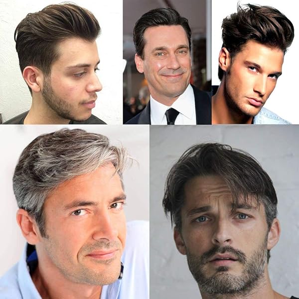 Q6 Base Custom Mens Toupee Hairpiece Human Indian Hair Replacement