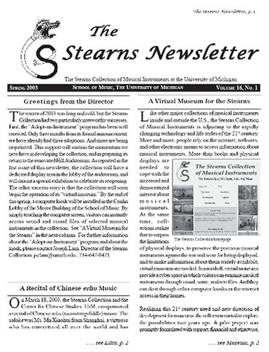 Stearns Newsletter
